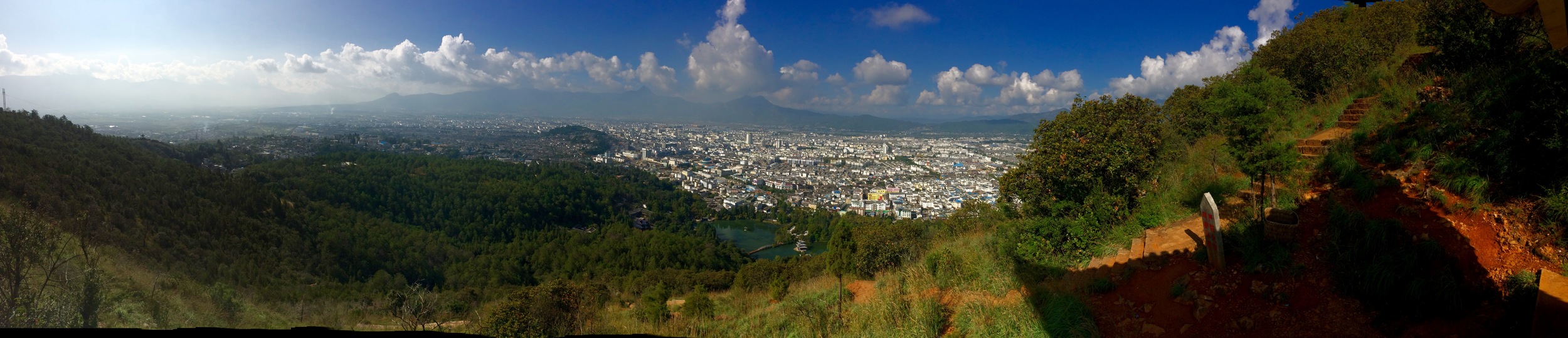 View from Elephant Hill in Liajang