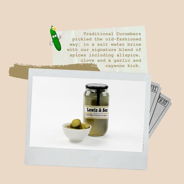 Traditional Cucumbers pickled the old-fashioned way; in a salt water brine with our signature blend of spices including allspice, clove and a garlic and cayenne kick.  These crispy, Full-Sours are made from non-GMO cucumbers and grown with no chemica