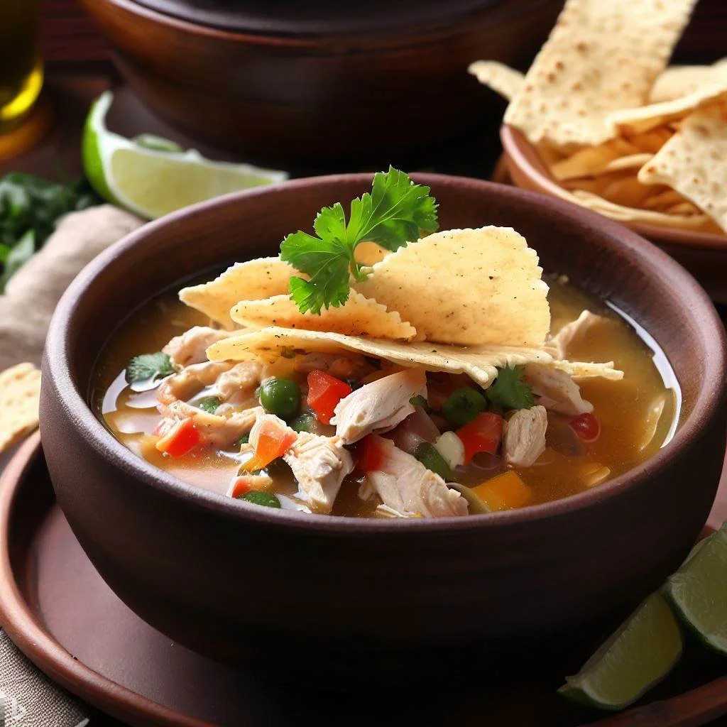 Low FODMAP Chicken Tortilla Soup