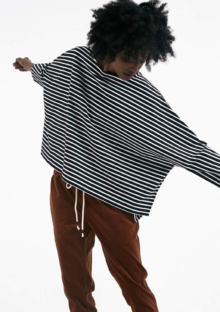 Striped long sleeve T-shirt by COG, the big smoke. Available August - September.