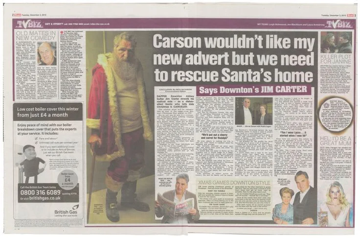 The Sun: Centre Spread Greenpeace Save Santa's Home