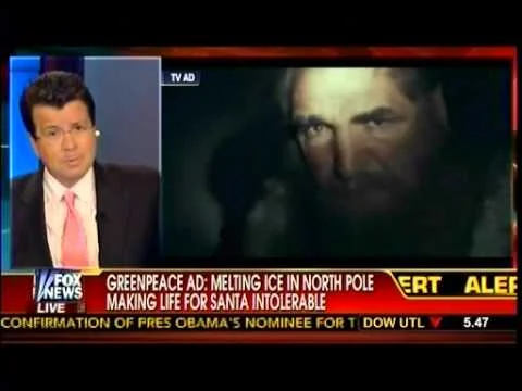 FOX NEWS: Greenpeace Ad: Melting Ice North Pole Making Life For Santa Intolerable - Cavuto