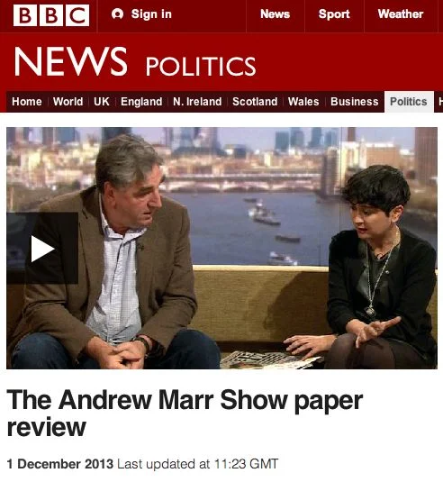 BBC: ANDREW MARR SHOW