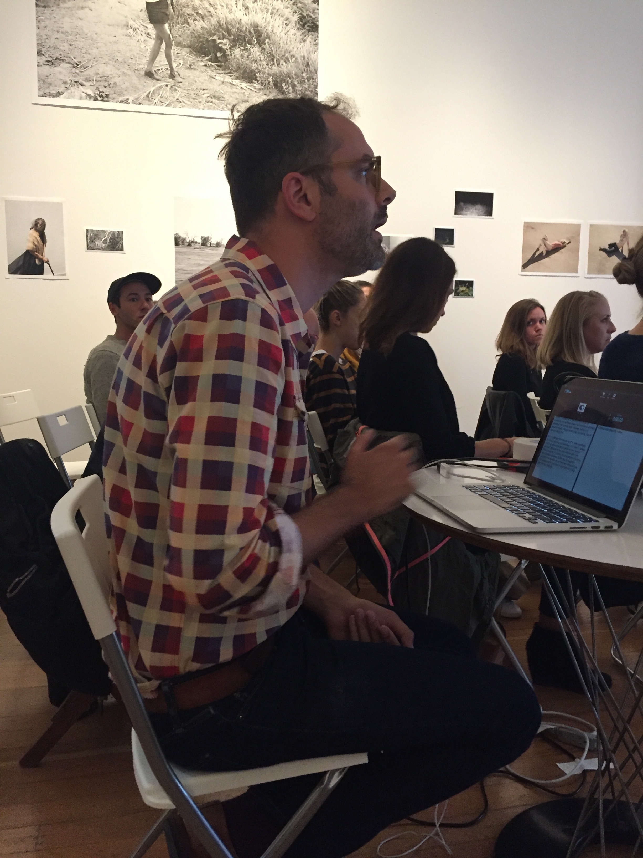 Artist, Josh Fought talks about his textile based work at FraenkelLAB in San Francisco. -September 2017