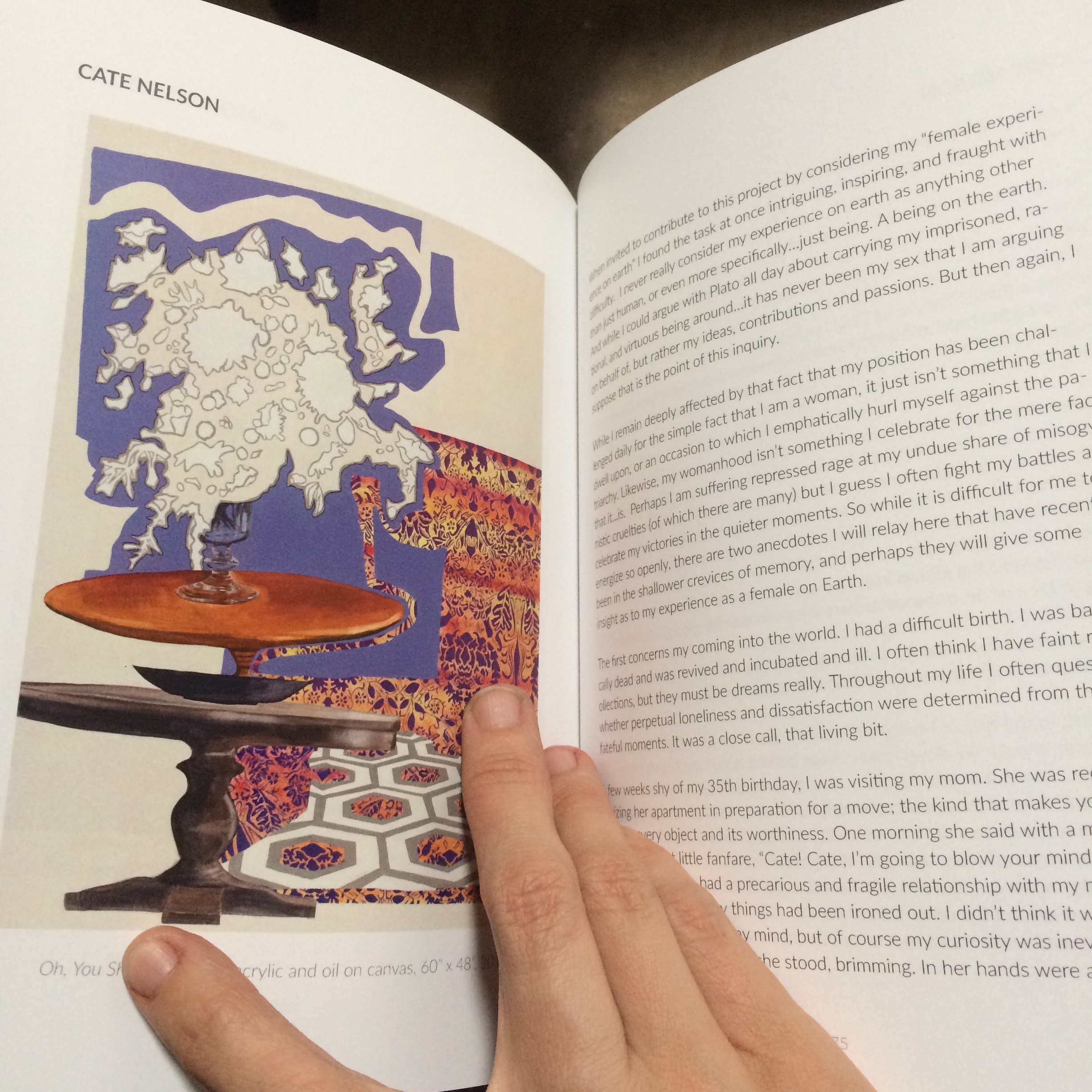 My work and writing featured inside. 