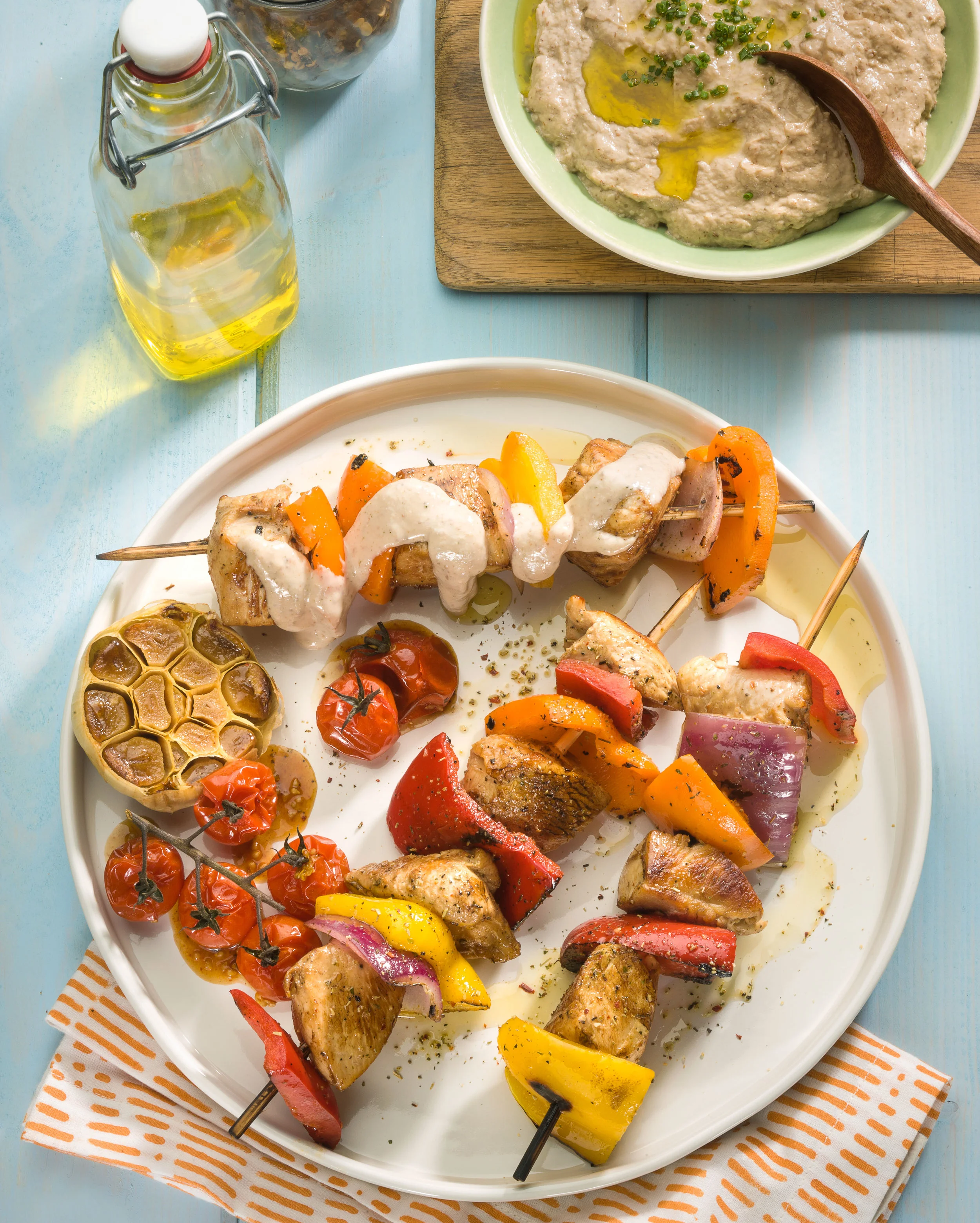 chicken kabobs