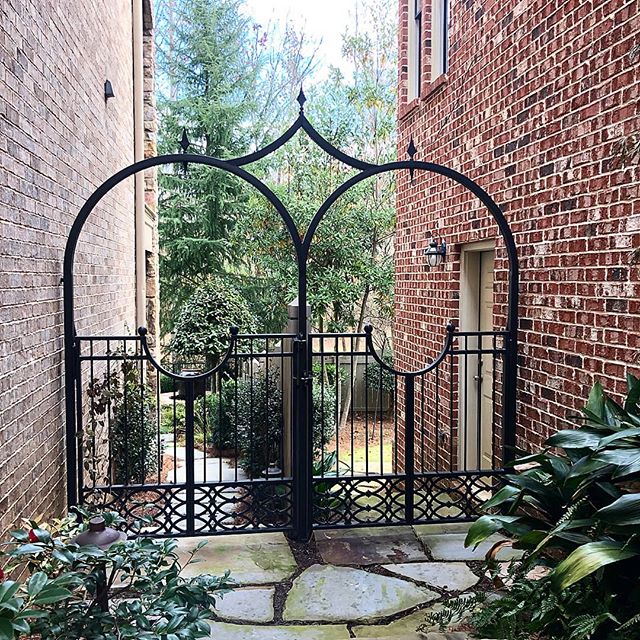A #project from the way back machine. #fabrication #atlanta #gate #ironwork #landscape #interiordesign #architecture