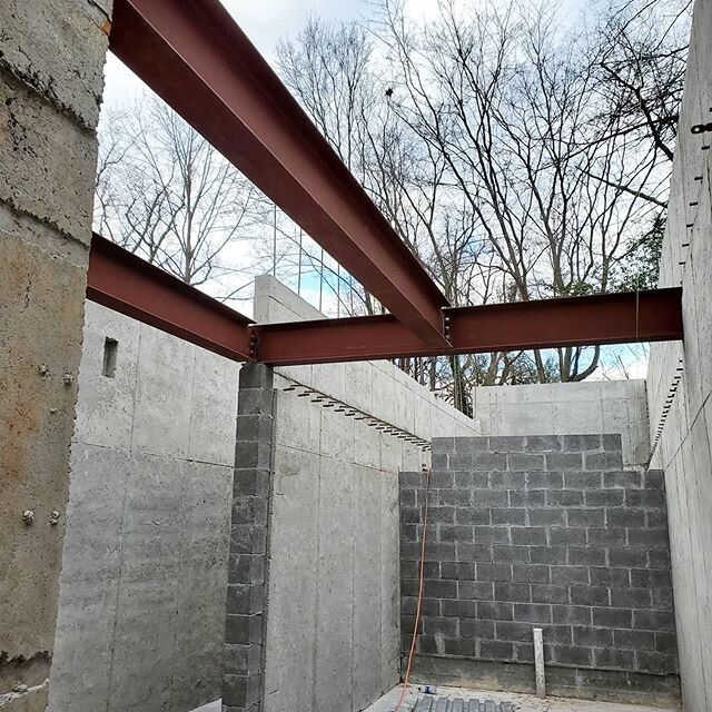 Starting this project from the #foundation going to be a stunner #atlanta #structure #foundation #steel #construction #interiors #theresapoolintheresomewhere