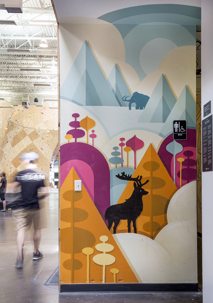 Brooklyn Boulders Mural