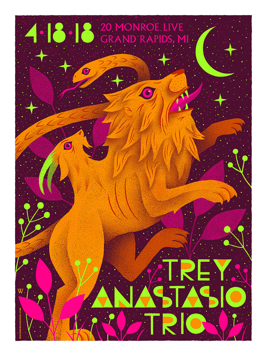 Trey Anastasio Silkscreen Poster