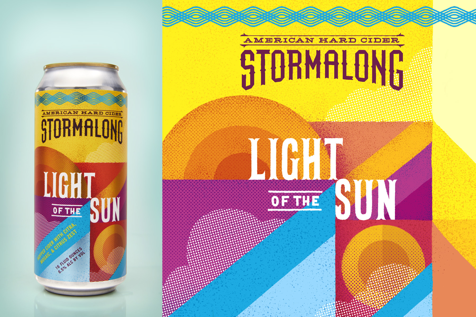 Stormalong Hard Cider Can