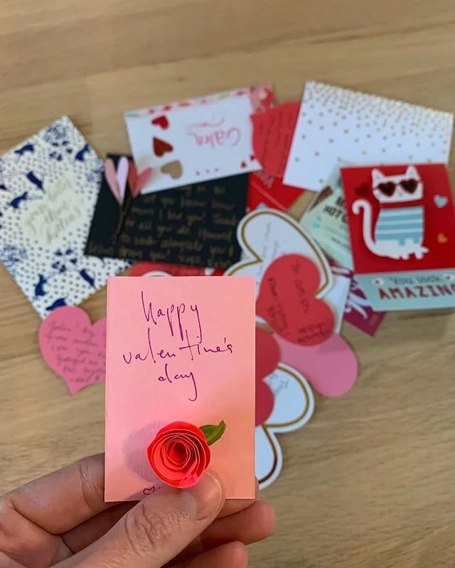 I know Valentine’s Day is long gone but I finally got the chance to sit down and read the notes from my box last week. I always hope to resonate with people when I’m teaching, but honestly some days it’s hard to tell 🤷🏼‍♀️. Th