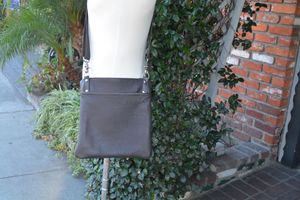 Black Bison Leather Jack Messenger Bag — jackie robbins leather + jewelry