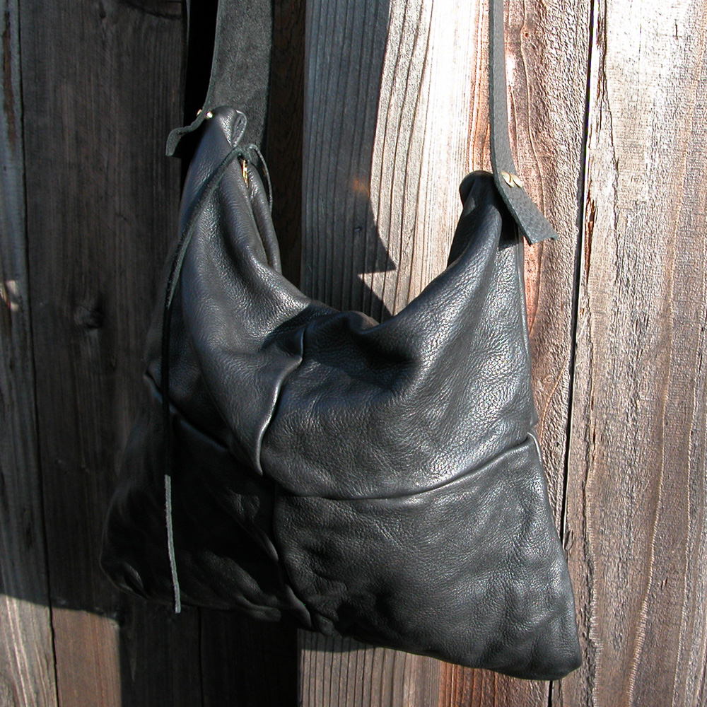 Fanny Pack Leather Bag Distressed Leather Bag Dark Brown 