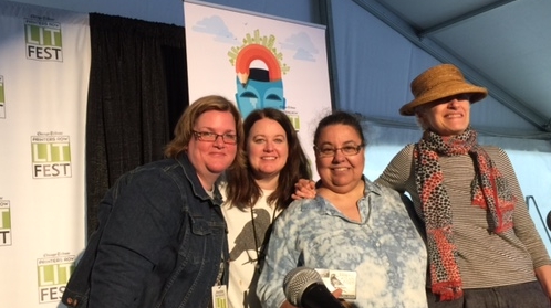 With Lori Rader-Day, Clare O'Donohue and Sara Peretsky.