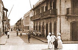 Turn of the Century on the streets of Saint-Louis, Senegal