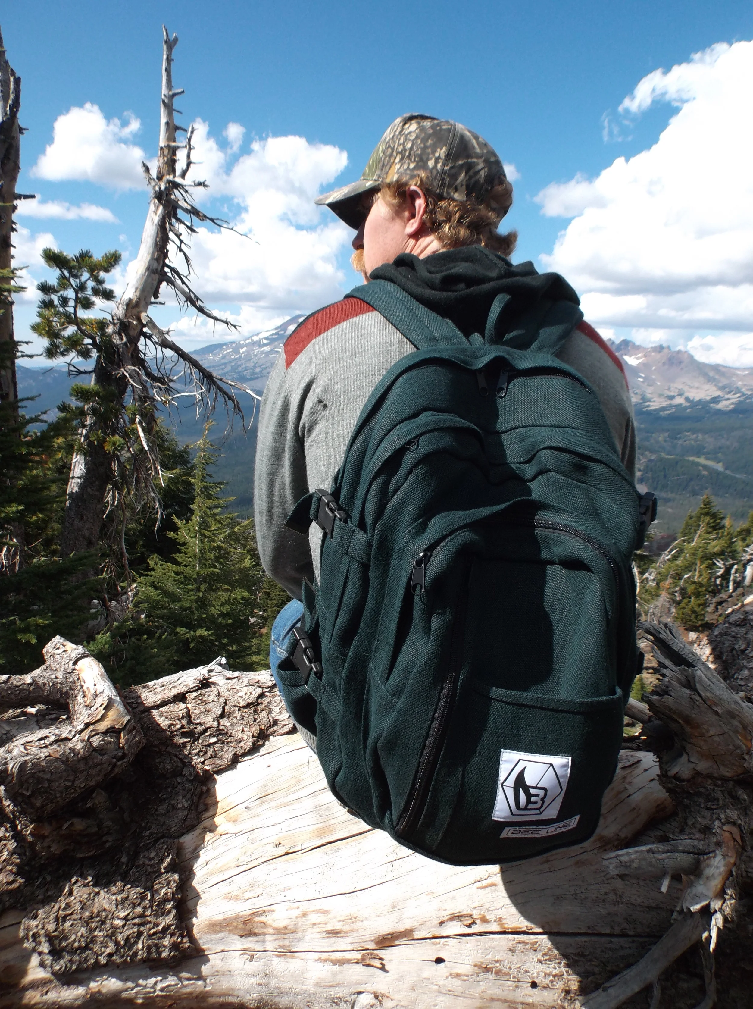 hemp hiking backpack