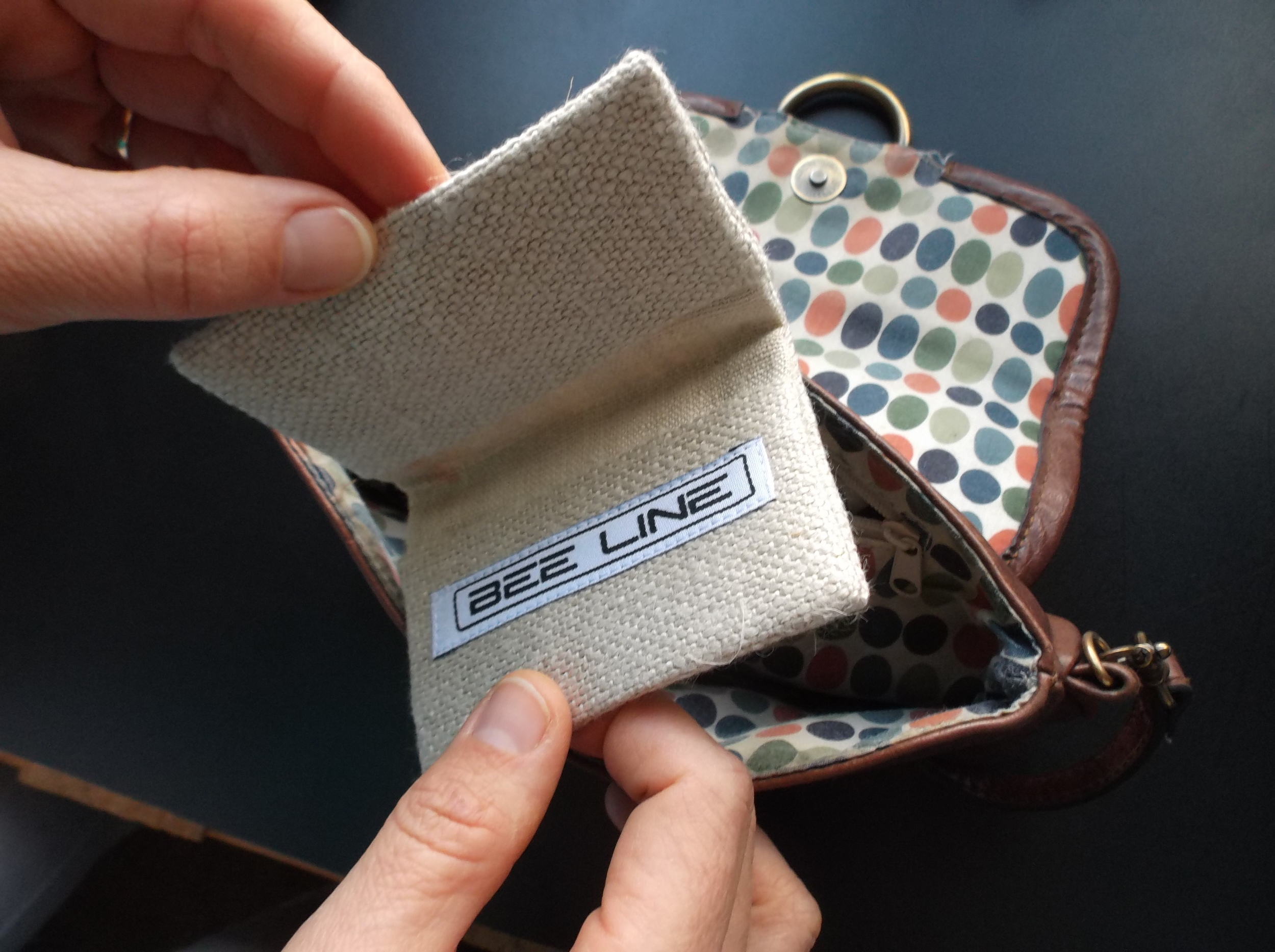 Hemp Coin Purse Natural Bag Pouch Credit Card ID Holder Wallet New 