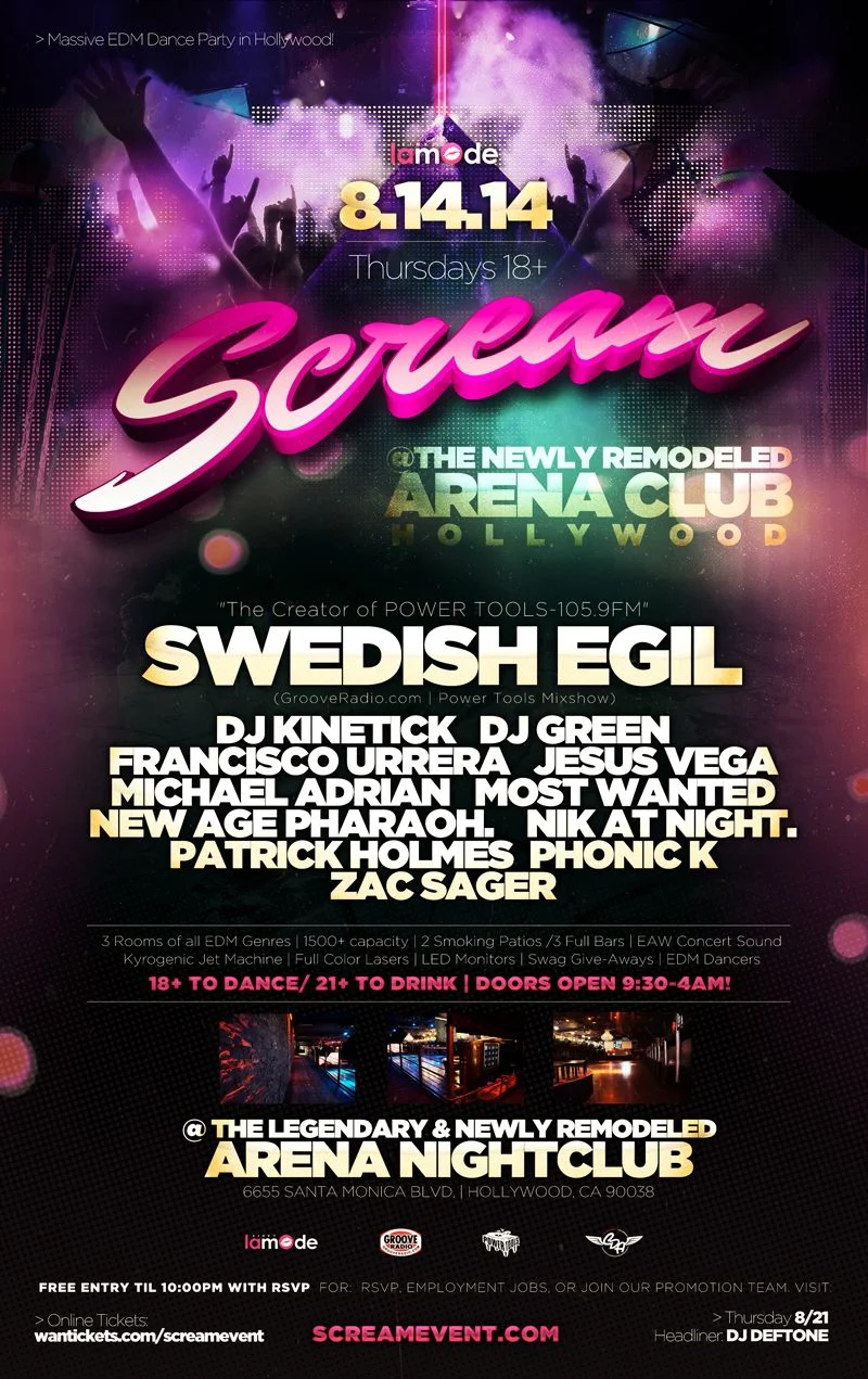 Scream - Grand Opening for Thursdays!!