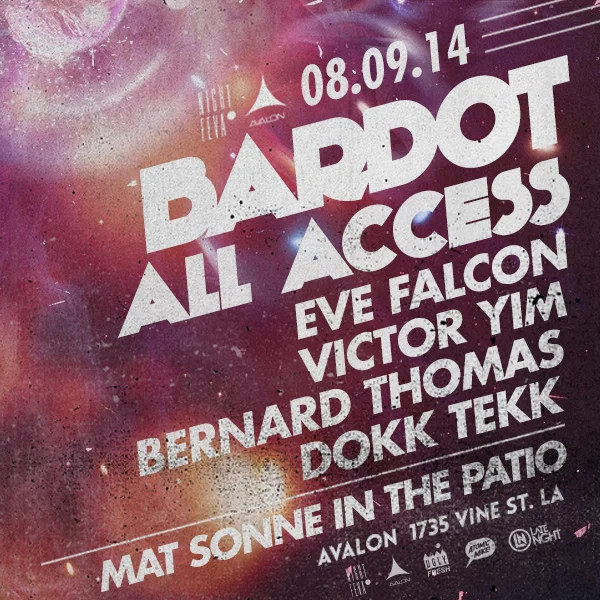 Avalon - Bardot (Saturdays)