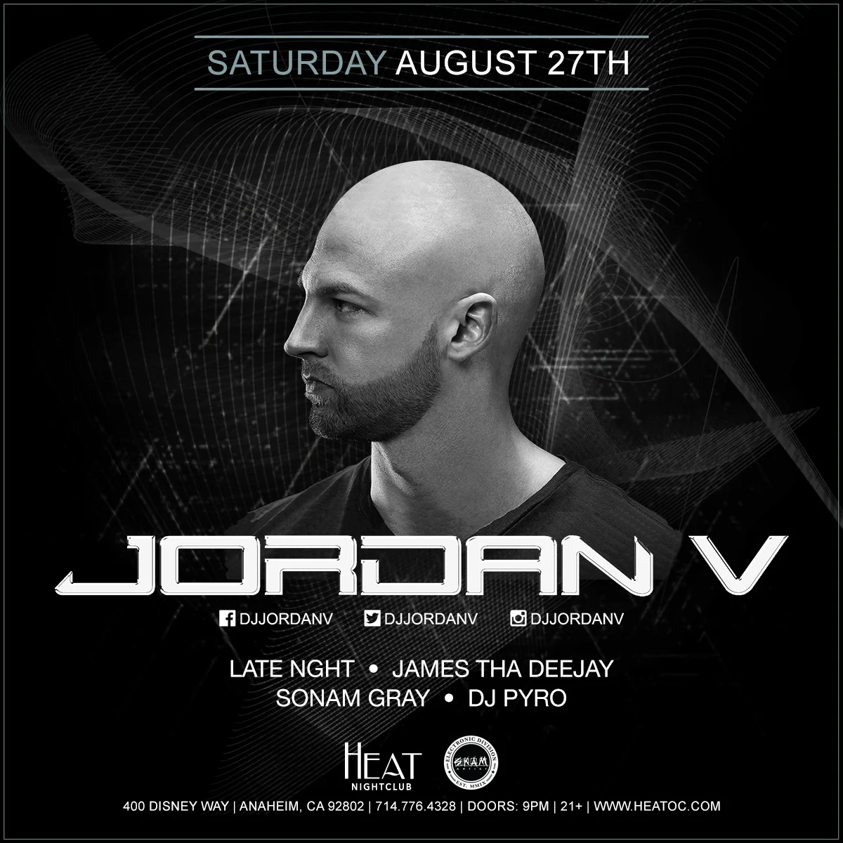 ***News Update!!***Saturday!! , (August 27, 2016)Our very own talented DJs will be playing at Heat Ultra Lounge Nightclub!NO COVER on our list!&nbsp;HMU with first and last names for bottle service &amp; Guest List! 323.332.1564 