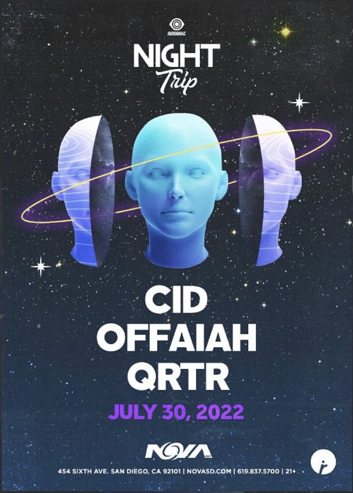 Night Trip presents: CID, Offaiah, Qrtr