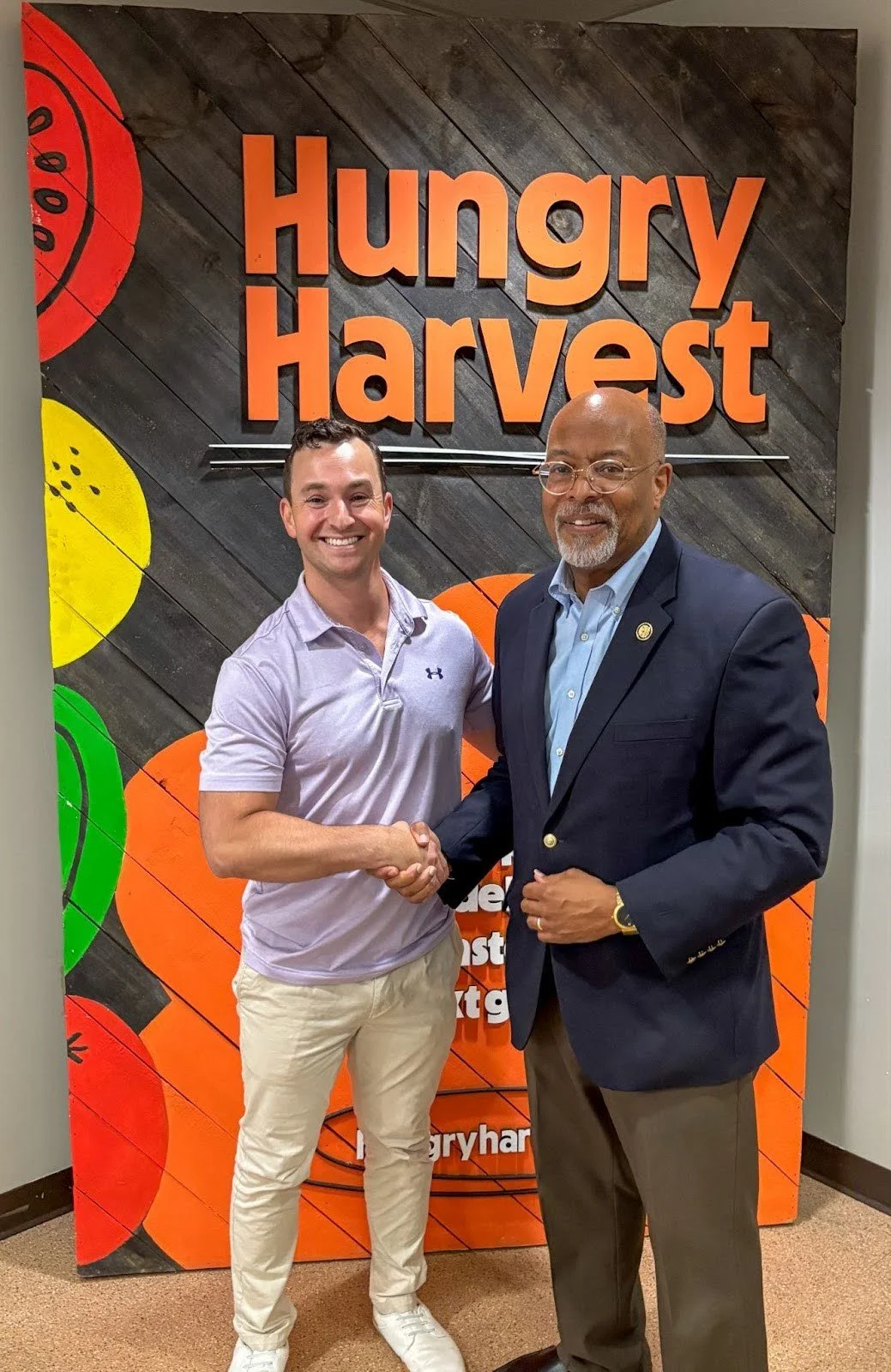 Congressman Glenn Ivey Visits Hungry Harvest Warehouse