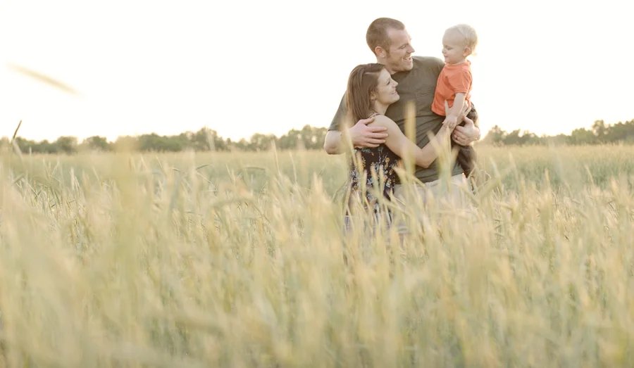 Florida Wheat Field Family Portrait Photography