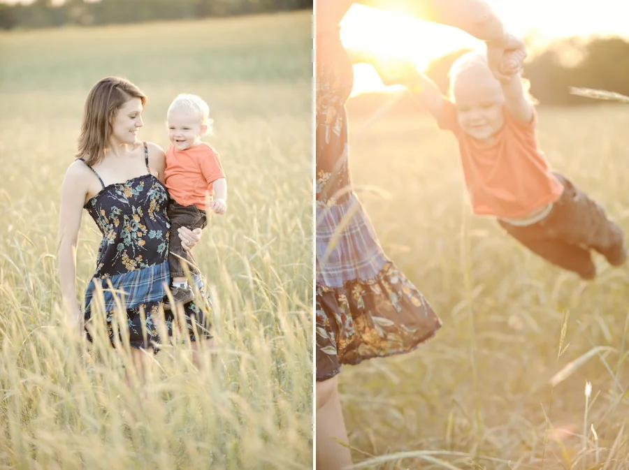 Florida Wheat Field Family Portrait Photography