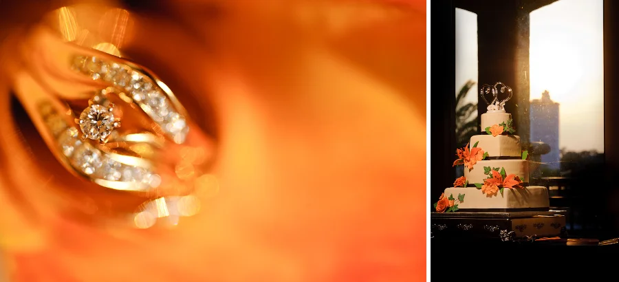 macro wedding ring