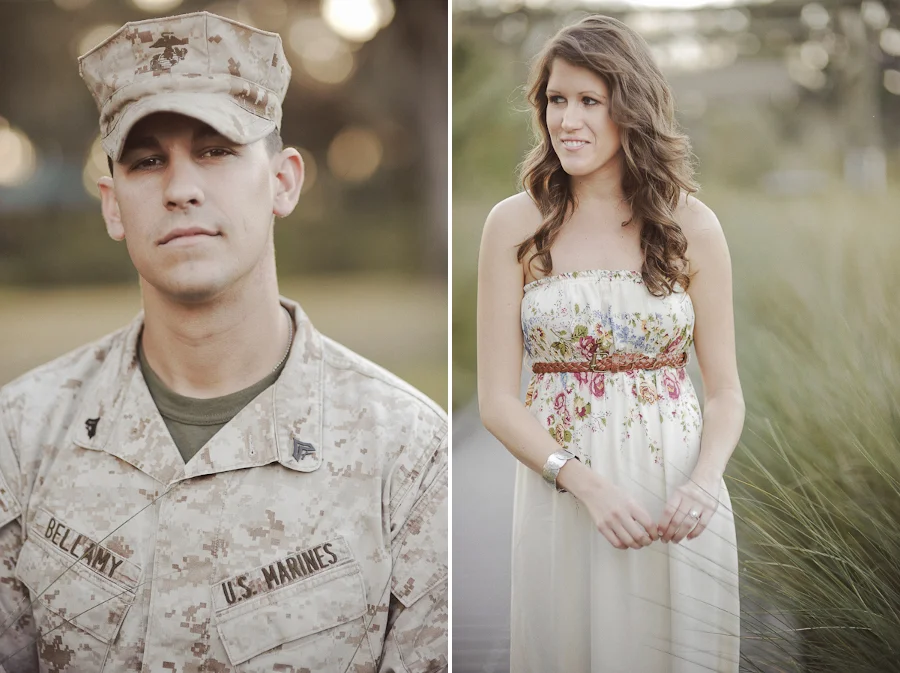 Marine & Fiance | Lakeland Engagement Photography | Natural Light