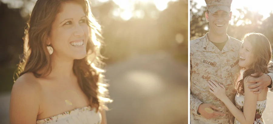 Marine & Fiance | Lakeland Engagement Photography | Natural Light