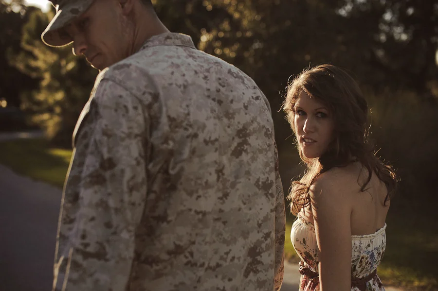 Marine & Fiance | Lakeland Engagement Photography | Natural Light
