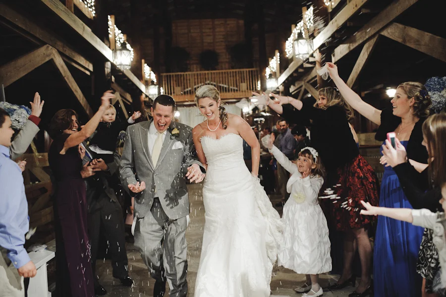 Wedding Rice Exit