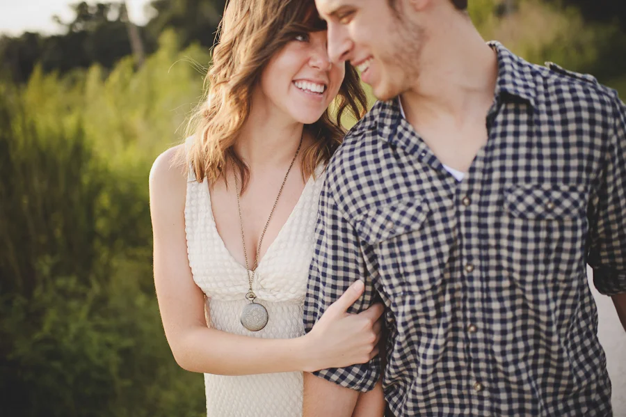sunglow photography, lakeland engagement, natural light, woods