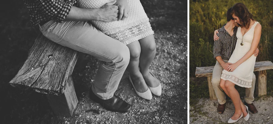 sunglow photography, lakeland engagement, natural light, woods