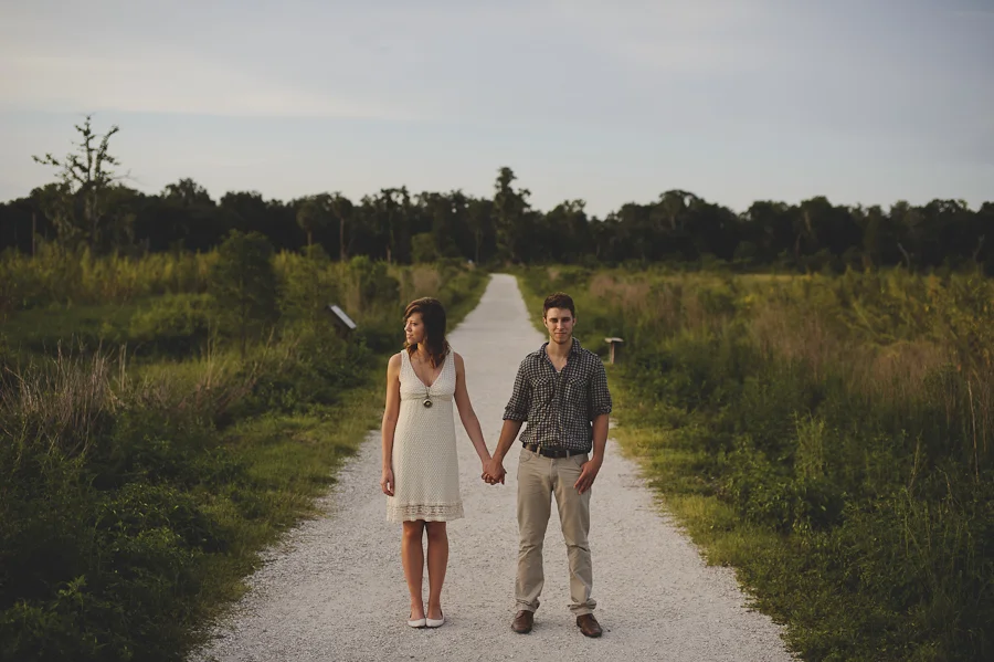sunglow photography, lakeland engagement, natural light, woods