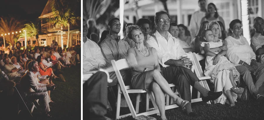 wedding at night