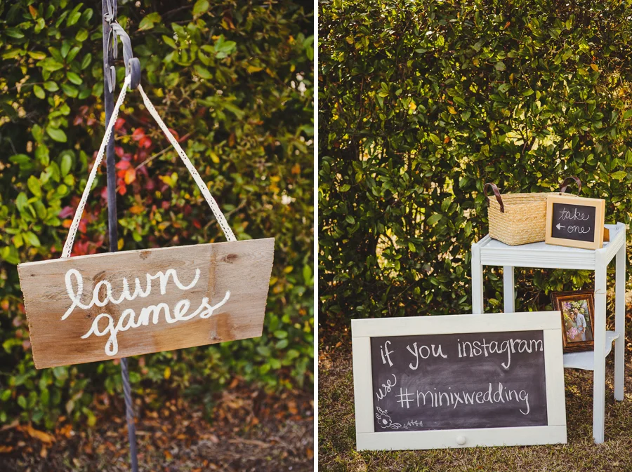 pinetrest wedding signs