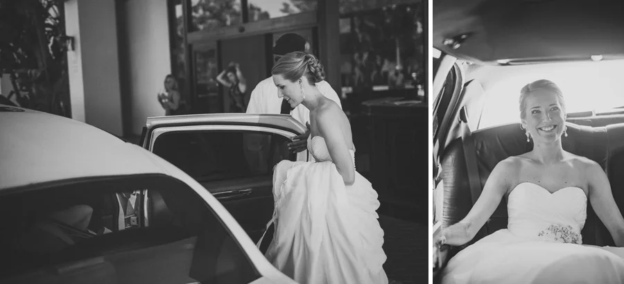wedding limo, bride