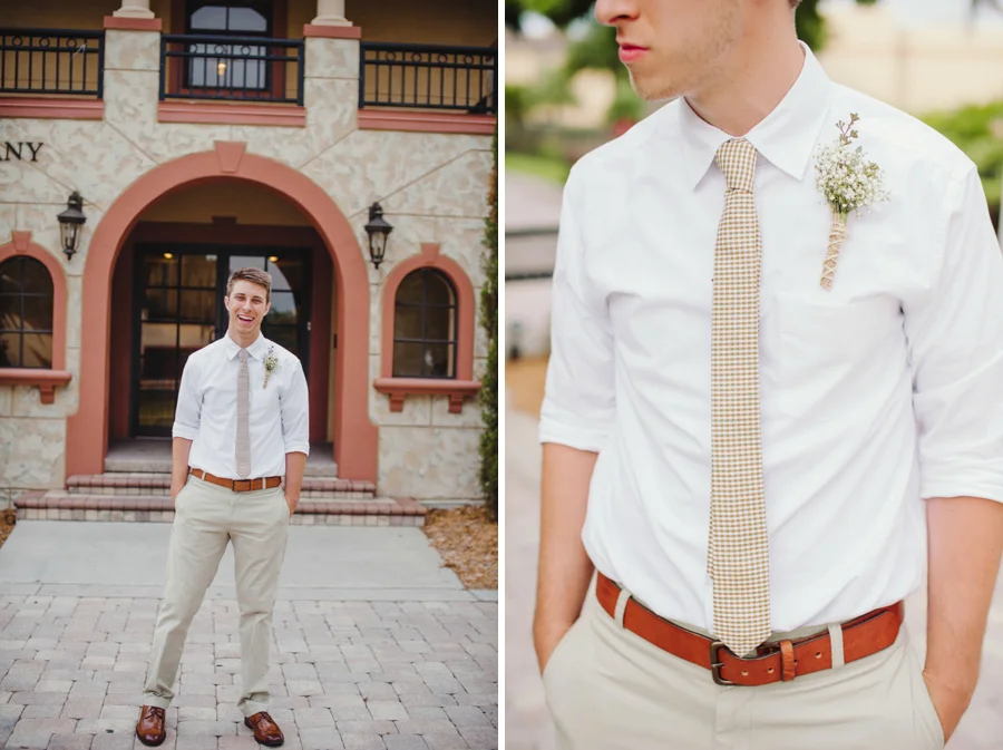 groom boutonniere