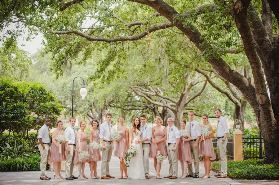 vintage wedding party