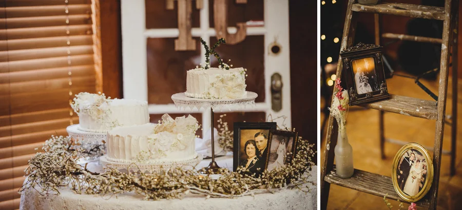 diy vintage wedding details