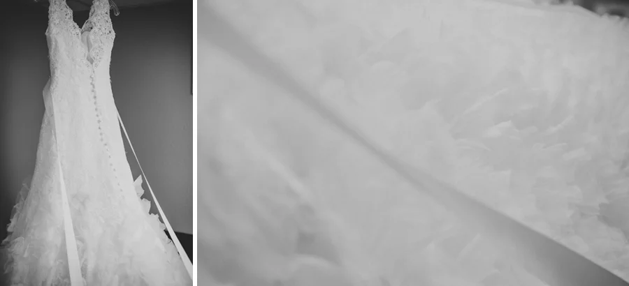 blake and white wedding photography