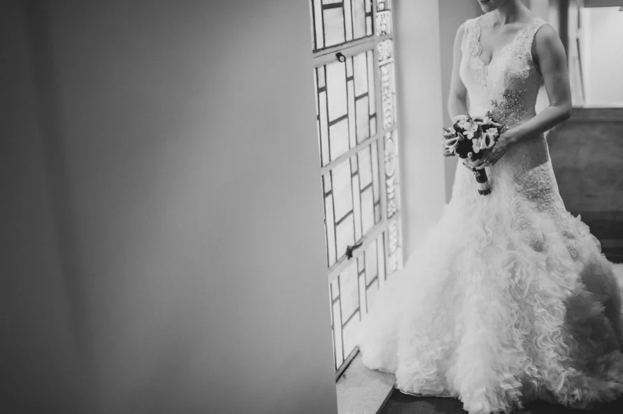 blake and white wedding photography
