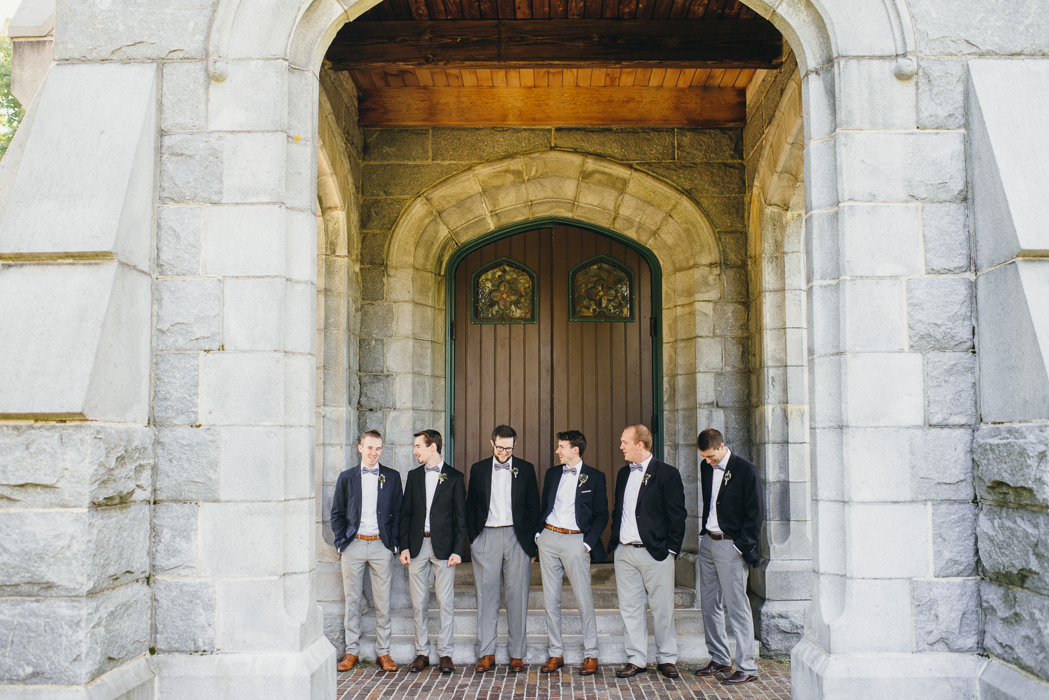  awesome groomsmen outfit, grey pants, blue jacket, purple bow tie, tan shoes, men attire&nbsp; 