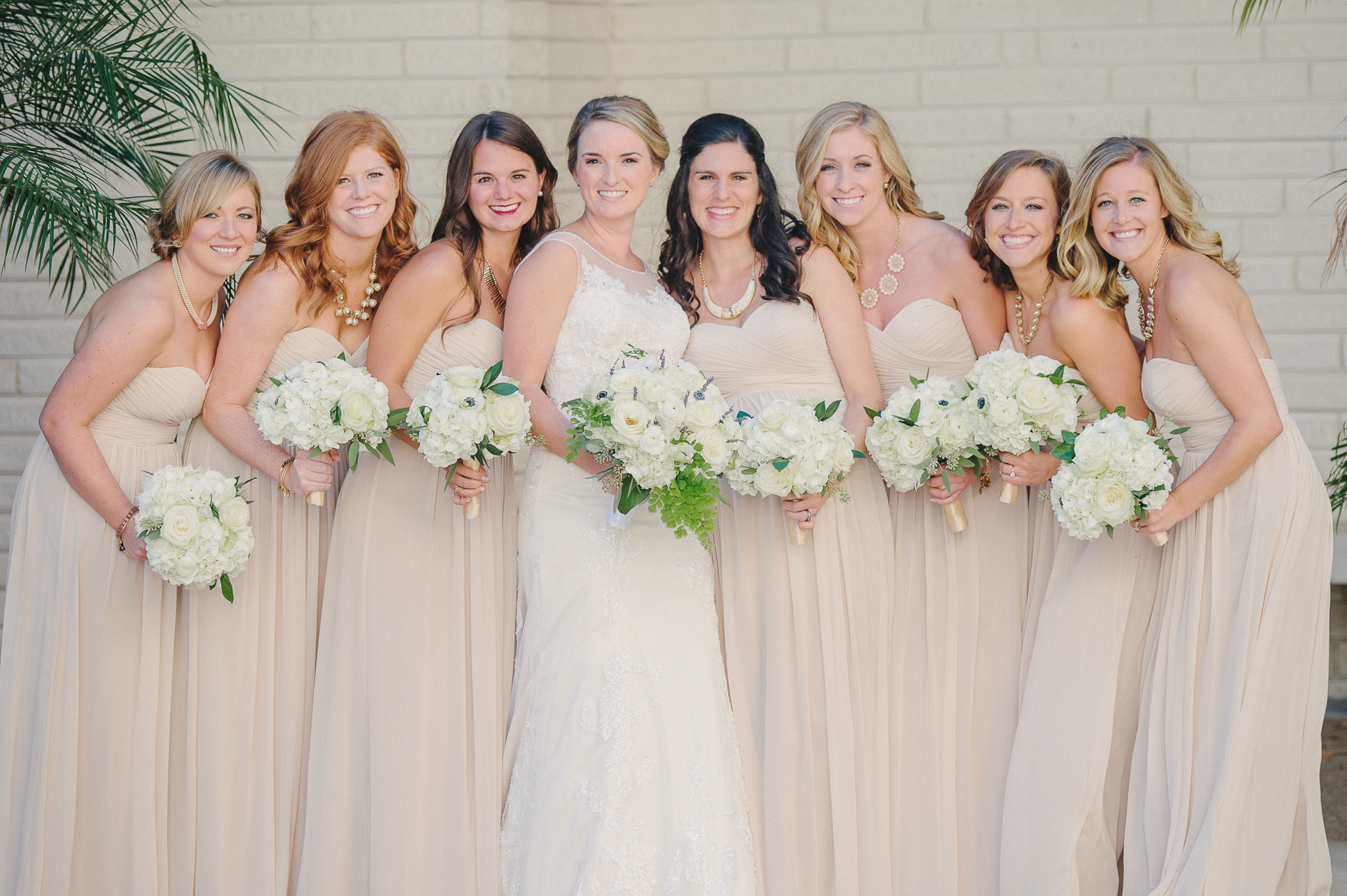 Classy Champagne Long Bridesmaids Dresses 