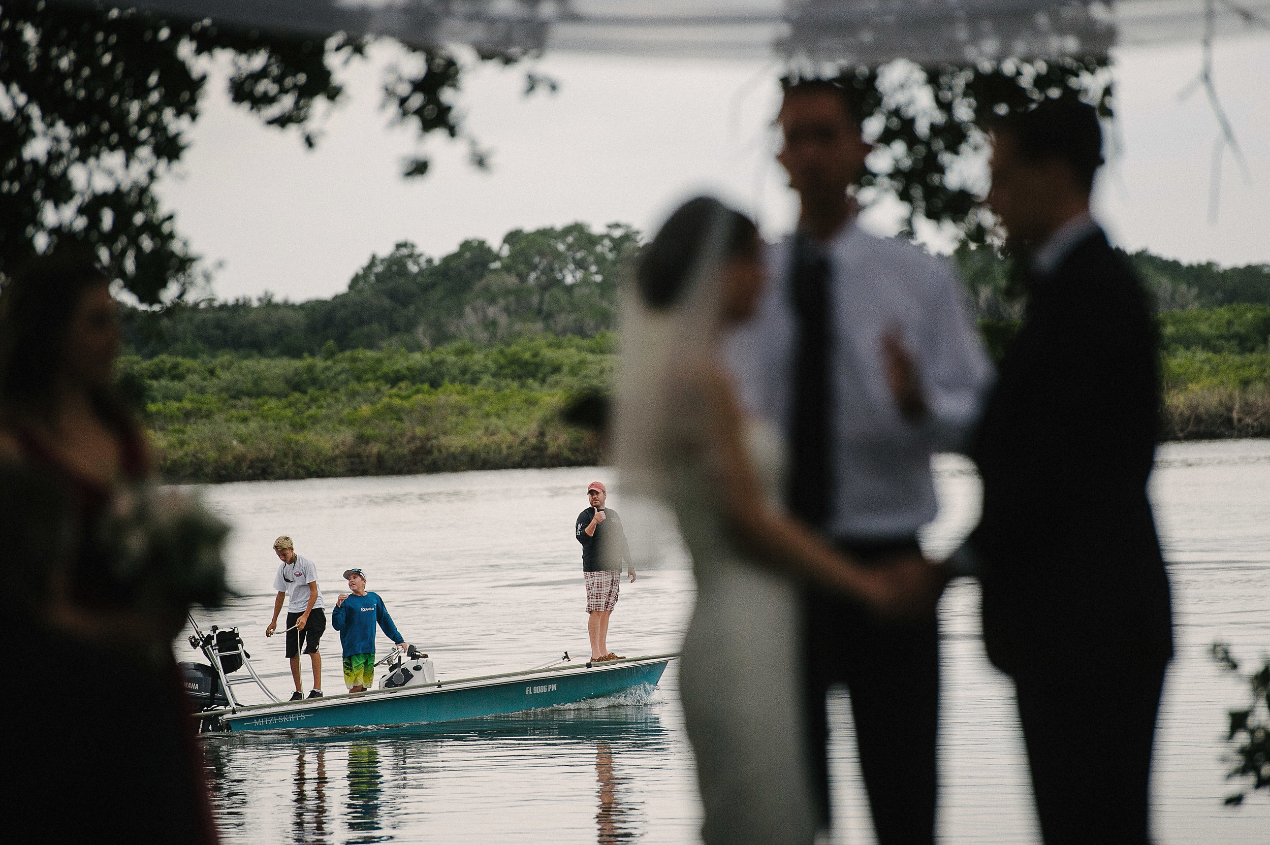 Backyard Destination Wedding Ponce Inlet Florida 