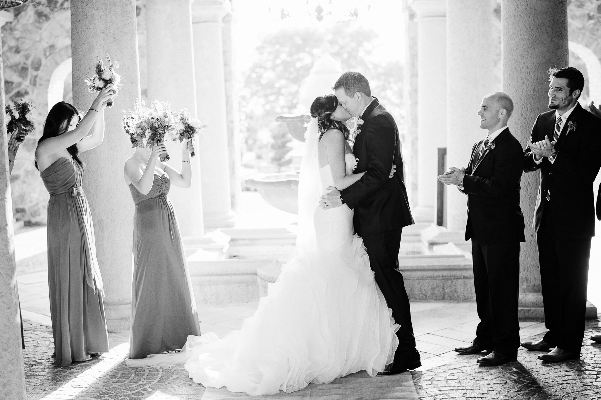 Bella Collina Fountain Wedding Ceremony 