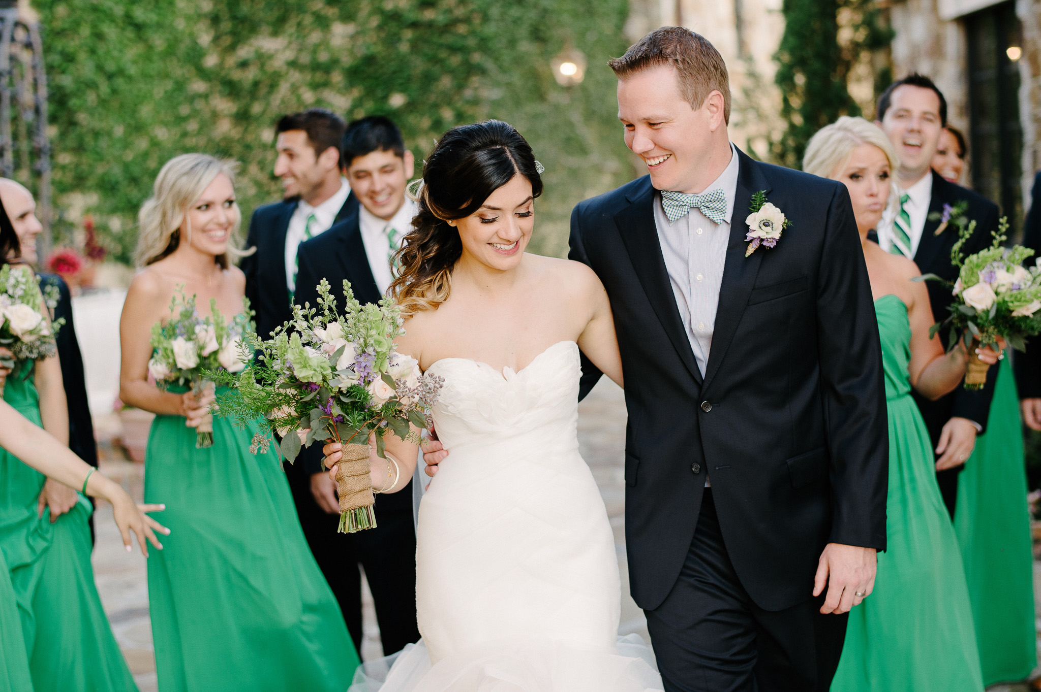 Green and Blue Wedding Party 